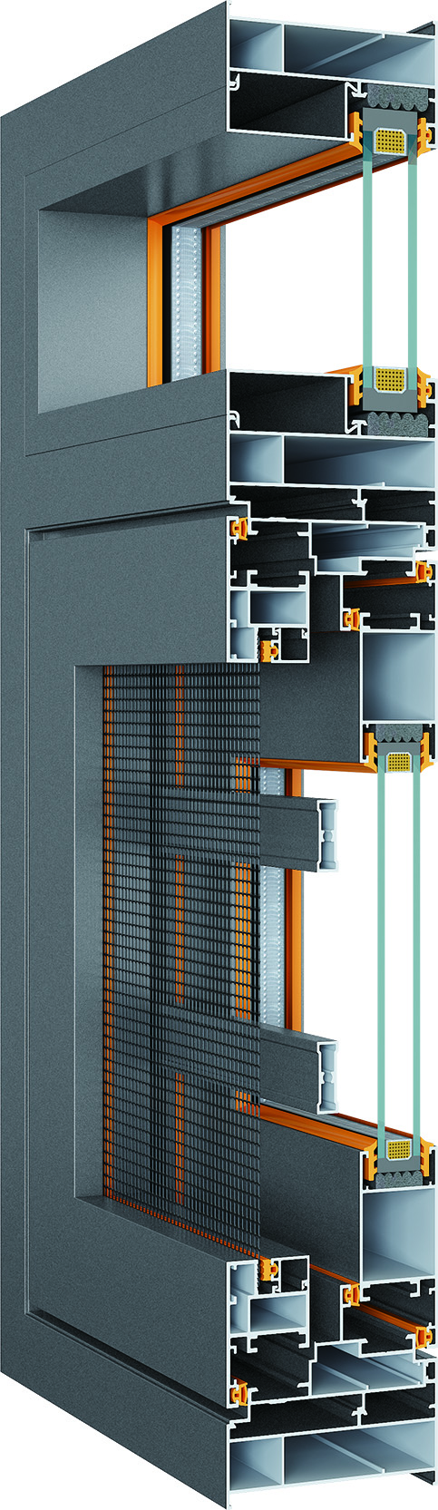 78非斷橋平開窗