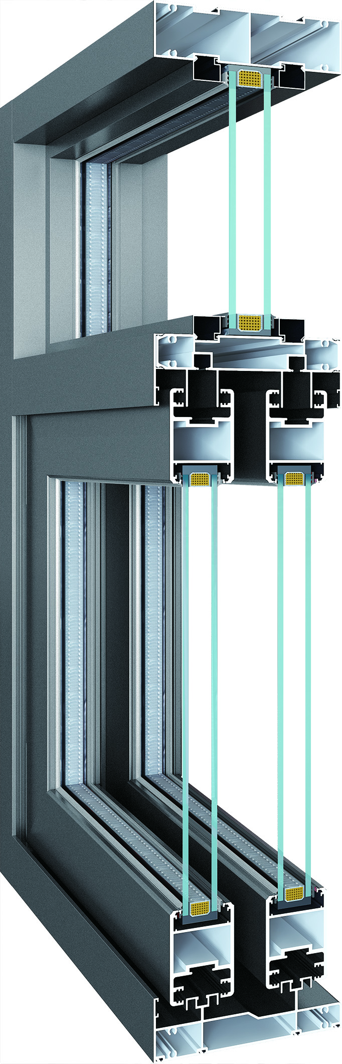 50系統兩軌推拉窗